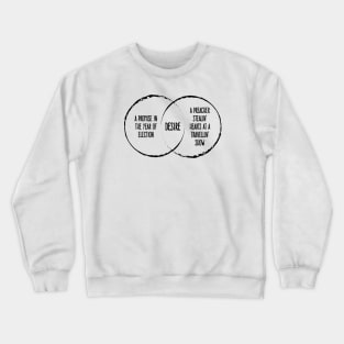 Desire Venn Diagram Crewneck Sweatshirt